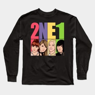 Tooniefied 2NE1 V1 Long Sleeve T-Shirt